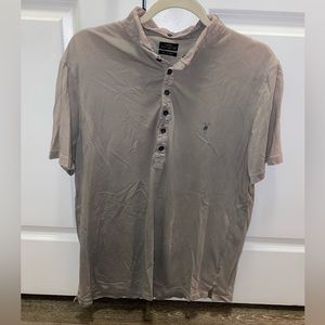 All Saints Men's T-Shirt with Collar Size XXL
